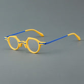 Kalf Vintage Distinctive Glasses Frame Geometric Frames Southood Yellow